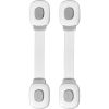 Picture of Fursafe&Q Baby Cabinet Locks, Child Safety Cabinet Proofing -Child Safety Strap Locks Adhesive Drawer Fridge Ovens Door Toilet Latches No Drill Multi-Purpose for Furniture Kitchen Lock (Grey, 2Pack)