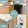Picture of Inaya Complete Baby Proofing Kit - Child Safety Hidden Locks for Cabinets & Drawers, Adjustable Safety Latches, Corner Guards and Outlet Covers - Baby Proof Pack to Keep Your Child Safe at Home