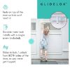 Picture of 1 Pack - GlideLok Child Safety Door Top Lock | for Interior & Exterior Doors | Lock & Unlock from Both Sides | Stop Kids, Pets, Dogs & Cats from Opening Doors