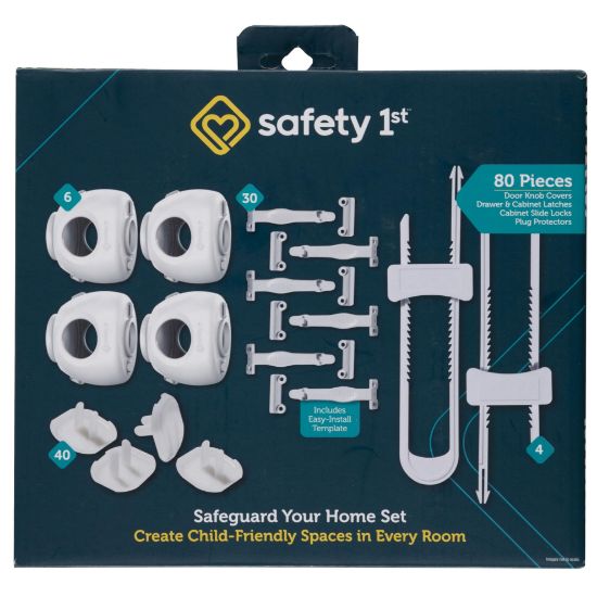 Picture of Safety 1st Home Safeguarding and Childproofing Set (80 Pcs), White