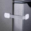 Picture of 2-Pack Child Proof Fridge Lock with Adhesive - Adjustable Baby Proofing Straps - Refrigerator Lock for Kids - Freezer Latch to Keep Door Closed - for Toddlers, Cats, & Dogs - Universal Compatibility