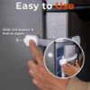 Picture of 2-Pack Child Proof Fridge Lock with Adhesive - Adjustable Baby Proofing Straps - Refrigerator Lock for Kids - Freezer Latch to Keep Door Closed - for Toddlers, Cats, & Dogs - Universal Compatibility