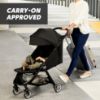 Picture of Baby Jogger City Tour 2 Ultra-Compact Carry-On Approved Travel Stroller in Pitch Black Lightweight Easy Fold Ideal for Traveling and Everyday Adventures