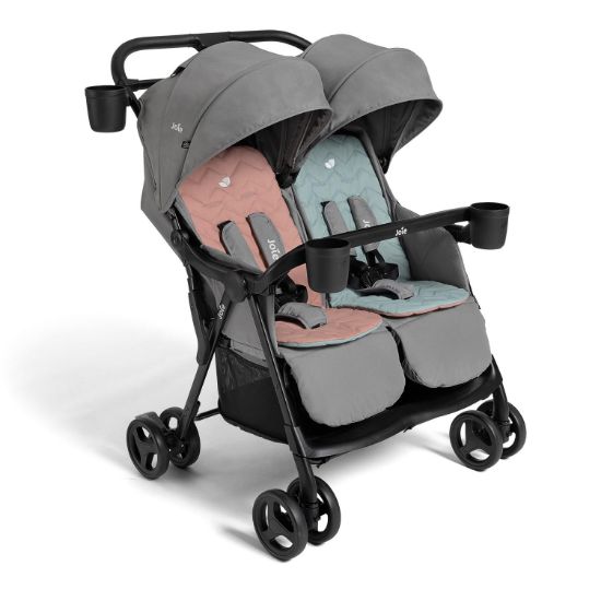 Picture of Joie Rosemary Side-by-Side Double Stroller - Lightweight, Compact, and Comfortable Side-by-Side Stroller for Twins or Siblings