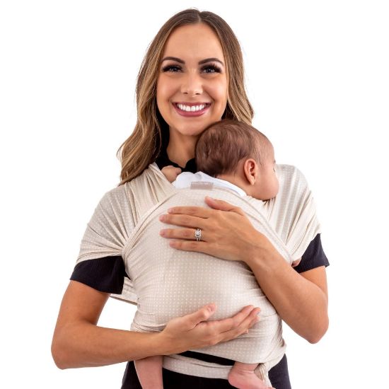 Picture of WeeSprout Baby Wraps Carrier - Perfect Child Sling for Newborn and Infant, Enhances Bonding, Soft and Breathable, Ideal for Babywearing