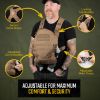 Picture of Tactical Baby Gear Tactical Baby Carrier for Dads - Ergonomic, Hip Healthy & Comfortable for Infants and Toddlers (8-33 lbs) (Black Camo)