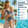 Picture of Neoprene Water Baby Carrier Newborn to Toddler, Ergonomic Waterproof Infant Chest Holder with Adjustable Straps, Breathable & Lightweight Baby Wearing Gear for Summer Pool Swimming & Beach