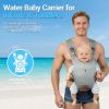 Picture of Neoprene Water Baby Carrier Newborn to Toddler, Ergonomic Waterproof Infant Chest Holder with Adjustable Straps, Breathable & Lightweight Baby Wearing Gear for Summer Pool Swimming & Beach