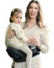 Picture of Grownsy Ultra-Comfy Baby Carrier with Hip Seat, Enhanced Safety, Hands-Free Support for Newborn to Toddler (0-50 lbs), Multiple Pockets, Ergonomic, Adjustable Waistband, Minimalist Design - Black