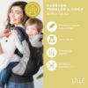 Picture of LLLbaby 3-in-1 Ergonomic CarryOn Airflow Toddler Carrier with Lumbar Support & Breathable Mesh (25-60 lbs), Supportive & Comfortable, Multi-Position Carrying for Hiking & Travel (Charcoal/Silver)