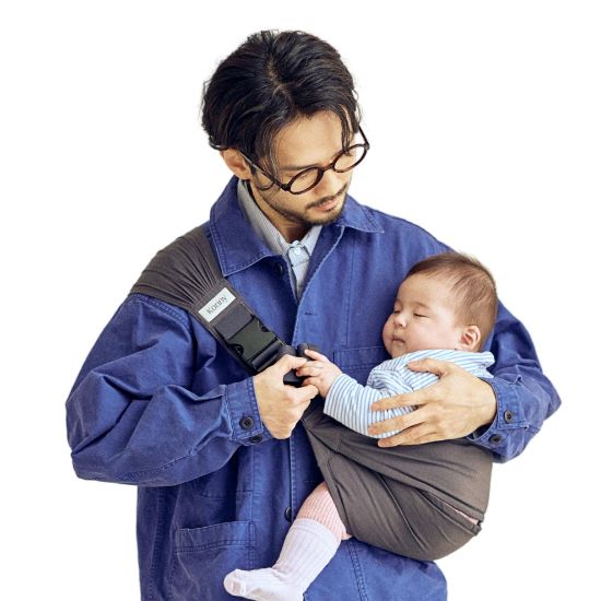 Picture of Konny Baby Carrier Hip Seat, Dual Support IHDI Certified with Two Safety Pads, Adjustable Wraps Sling Wearable One Size Fits All, Baby Essentials for 6 to 48 Months up to 44 lbs -Charcoal