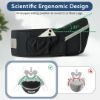 Picture of Safotad Baby Carrier with Hip Seat, Ergonomic Front Carrier for Newborns & Toddlers, Adjustable Waistband with Strong Support, Large Pocket Design, Black