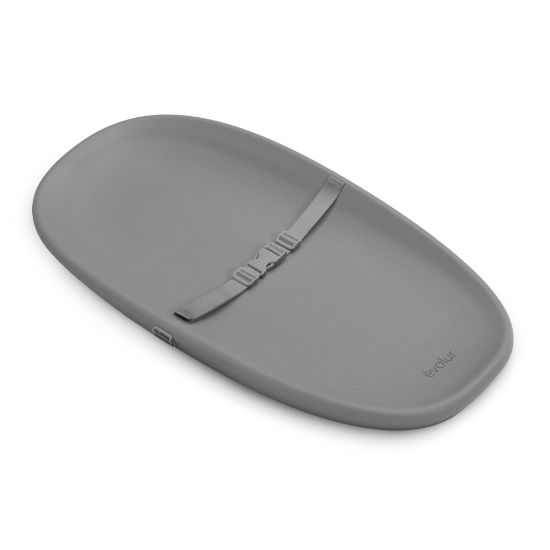 Picture of Evolur Eva Baby Changing Pad, Soft, Lightweight and Portable Changing Pad, Fits All Changing Table, Waterproof Firm Padding - Dark Gray