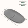 Picture of Evolur Eva Baby Changing Pad, Soft, Lightweight and Portable Changing Pad, Fits All Changing Table, Waterproof Firm Padding - Dark Gray