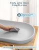 Picture of COMOMY Baby Changing Pad for Dresser - Wipeable Changing Pad with Restraining Belt, Waterproof, Soft, Lightweight and Portable, Easy to Clean for On The Go Diaper Change, Light Grey
