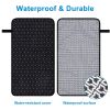 Picture of Accmor Portable Diaper Changing Pad, Waterproof Baby Changing Mat, Foldable Portable Travel Changing Pads for Baby, Black