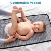 Picture of Accmor Portable Diaper Changing Pad, Waterproof Baby Changing Mat, Foldable Portable Travel Changing Pads for Baby, Black