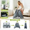 Picture of Foldable Baby Playpen - 71"59" Collapsible Play Pen for Babies and Toddlers - Indoor Outdoor Foldable Play Yard with 4 Handles - Folding Baby Playpen with Bag Portable Travel Play Yard
