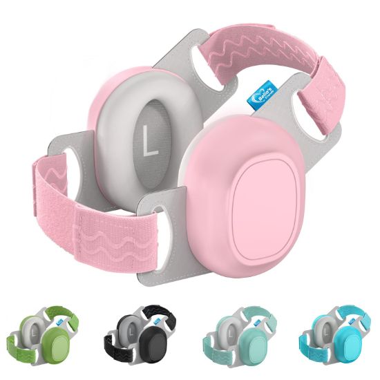 Picture of Bella's Friends Baby Ear Muffs for Noise Protection - Comfy & Adjustable 24dB Noise Cancelling Headphones for Babies(3-48 Months) - Soft Fontanel-Safe Design Improves Sleep & Travel Comfort, Pink