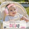 Picture of Bella's Friends Baby Ear Muffs for Noise Protection - Comfy & Adjustable 24dB Noise Cancelling Headphones for Babies(3-48 Months) - Soft Fontanel-Safe Design Improves Sleep & Travel Comfort, Pink