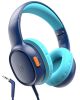 Picture of Tronsmart Kids Headphone for School Travel, Foldable Safe Volume 85/93dB, HD Stereo Sound Over-Ear Boys Girls Headphones for Kid, 3.5mm Kids Headphones with Cord for iPad, Kindle, Tablets,KH01(Blue)