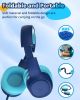 Picture of Tronsmart Kids Headphone for School Travel, Foldable Safe Volume 85/93dB, HD Stereo Sound Over-Ear Boys Girls Headphones for Kid, 3.5mm Kids Headphones with Cord for iPad, Kindle, Tablets,KH01(Blue)
