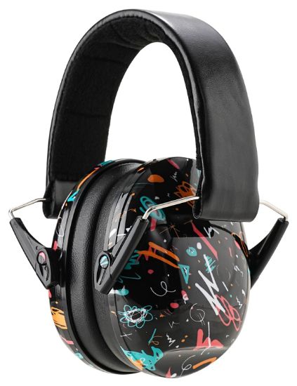 Picture of Kimitimi Kids Noise Reduction Ear Muffs - SNR 25-31dB Noise Cancelling Headphones for Children Adults, Over-Ear Hearing Protection for Autism Sensory, Concerts/Fireworks/Air Shows - Spider