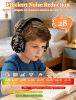 Picture of Kimitimi Kids Noise Reduction Ear Muffs - SNR 25-31dB Noise Cancelling Headphones for Children Adults, Over-Ear Hearing Protection for Autism Sensory, Concerts/Fireworks/Air Shows - Spider