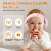 Picture of BEBOAN Baby Ear Protection for Infants & Toddlers(0-48 Months), 25dB Noise Cancelling Headphones for Airplane Travel - Improve Sleep - Party, CE & ANSI Certified, Soft Adjustable & Comfortable, Pink