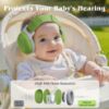Picture of Bella's Friends Baby Ear Muffs for Noise Protection - Comfy & Adjustable 24dB Noise Cancelling Headphones for Babies(3-48 Months) - Soft Fontanel-Safe Design Improves Sleep & Travel Comfort, Green