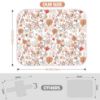 Picture of Diaper Changing Pads for Baby, Flower Change Mat, 3Layers Waterproof Change Pad Foldable Absorbent Mats for Women, Reusable Incontinence Underpads for Patient 24''x30''