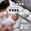 Picture of PZU Portable Diaper Changing Pad - Changing Pad Portable with Wipes Pocket, Waterproof Diaper Changing Mat, Portable Changing Pad for Baby, Newborn GiftGrey