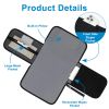Picture of Accmor Portable Diaper Changing Pad, Waterproof Baby Changing Mat, Baby Diaper Changing Pad for Travel, Black