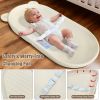 Picture of FLEUFAB Baby Changing Pad, EVA Waterproof Non-Slip Changing Table Pad with Adjustable Strap for Dresser Changing Table Nursery, Portable Diaper Changing Pad, Oat
