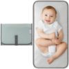 Picture of Comfy Cubs Baby Changing Pad Compact Size - Waterproof Diaper Changing Mat with Cushioned Pillow - Soft & Lightweight, Foldable Design for Travel - Stylish Design for Boys and Girls - Earth Green