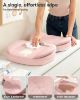 Picture of Baby Changing Pad with Waterproof & Wipe-Clean, Non-Slip PU Diaper Changing Pad, Adjustable Safety Belt, Changing Pad for Dresser, Changing Table,28"X16",Pink