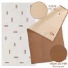 Picture of Owlowla Baby Diaper Changing Pad Portable Changing Mat Travel Changing Pad Liner for Baby and Small Toddler(Classic Brown&Brush Strokes)