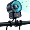 Picture of AMTIFO Portable Stroller Fan - 4-Speed Rechargeable USB Fan, Quiet Clip-on Baby Fans for Stroller Crib and Travel - Compact & Battery-Operated Cooling Fans for Baby Comfort on the Go