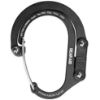 Picture of GEAR AID HEROCLIP Carabiner Clip and Hook (Small) for Purse, Stroller, and Backpack, Stealth Black