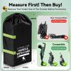 Picture of Stroller Bag for Airplane: Airplane Travel Essentials, 46" H x 21" W x 13" D Stroller Cover for Air Travel, Fit Single/Double/Jogging/Baby Stroller Travel System, First Mothers Day Gifts for New Mom