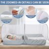 Picture of Mosquito Net for Bed - Pop Up Bed Tent - Portable Travel Mosquito Net, Mosquito Netting for Suitable for Baby, Adult Bedroom, Camping, Napping, Patio