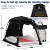 Picture of KNOCLOC Blackout Sleep Tent for Pack and Play, Toddler Travel Bed, Kids Air Mattress & Cot, CPC Certified Baby Sleep Pod with Fan Pouch Breathable Portable & Easy Setup