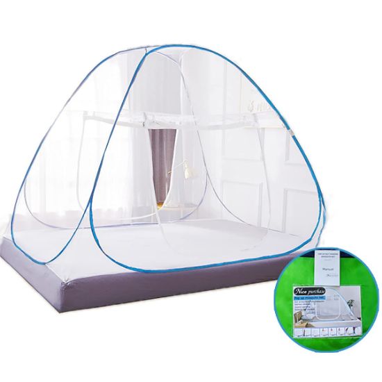 Picture of NICE PURCHASE New Portable Folding Mosquito Net Tent Freestand Bed 1 or 2 Openings (1.0m(75 by 38 inches LxW))