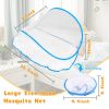 Picture of Portable Mosquito Net Tent, Folding Mosquito Head Net, Pop Up Mosquito Tent Netting for Bedding Camping Traveling Patio (1 Pack, Large)