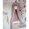 Picture of MOMAID Bed Canopy with Frills Reading Nook Game Tent for Kids Boho Hanging Net Play Room Decor(Dusty Rose)