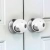 Picture of GRENFU Child Proof Door Knob Covers 6-Pack Universal Fit Baby Proof Door Knob Covers Prevents Toddlers from Opening Doors, Easy 1-Hand Use for Adults Door Knob Child Proof Cover Child Door Locks