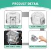 Picture of Stove Knob Safety Covers for Child 5-Pack Baby Proofing Kitchen Oven Knob Locks Universal Gas Burners Childproofing
