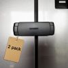 Picture of LEXNG 2 Pack Premium Child Safety Lock for French Fridge/Side-by-Side Refrigerator/Double Door Freezer or Cabinet, Adjustable Width & Easy to Install (Black)