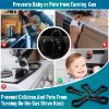 Picture of Stove Knob Lock for Child Safety and Proofing (5 Pack), Oven Knob Safety Covers for Kids and Pets(Black)