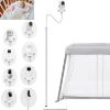 Picture of EYSAFT Baby Monitor Floor Stand Holder Mount Compactible for Nanit Pro & Flex Stand,Infant Optics DXR-8 Pro,VTech,Momcozy,HelloBaby,VAVA,nooie IPC100,Motorola VM75/VM50G/VM44